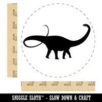 Apatosaurus Dinosaur Solid Self-Inking Rubber Stamp for Stamping Crafting Planners