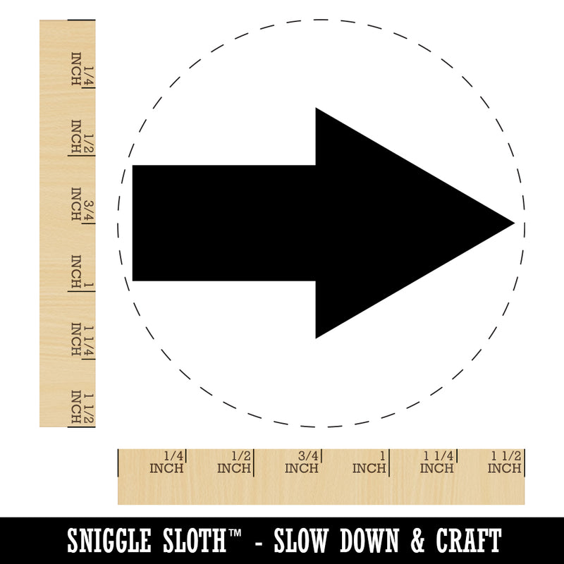 Arrow Solid Self-Inking Rubber Stamp for Stamping Crafting Planners