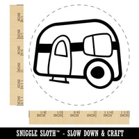 Camper Doodle Self-Inking Rubber Stamp for Stamping Crafting Planners