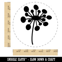 Dandelion Abstract Doodle Self-Inking Rubber Stamp for Stamping Crafting Planners