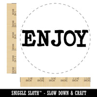 Enjoy Fun Text Self-Inking Rubber Stamp for Stamping Crafting Planners