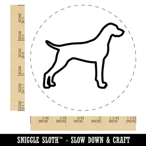 German Shorthaired Pointer Dog Outline Self-Inking Rubber Stamp for Stamping Crafting Planners