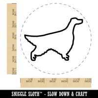 Irish Setter Dog Outline Self-Inking Rubber Stamp for Stamping Crafting Planners