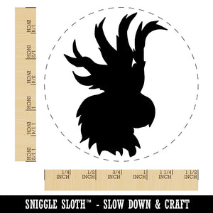 Parrot Head Bird Solid Self-Inking Rubber Stamp for Stamping Crafting Planners