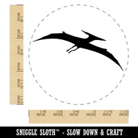 Pterodactyl Dinosaur Solid Self-Inking Rubber Stamp for Stamping Crafting Planners