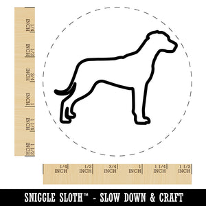 Rhodesian Ridgeback Dog Outline Self-Inking Rubber Stamp for Stamping Crafting Planners