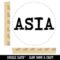 Asia Fun Text Self-Inking Rubber Stamp for Stamping Crafting Planners