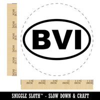 British Virgin Islands BVI Self-Inking Rubber Stamp for Stamping Crafting Planners