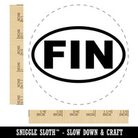 Finland FIN Self-Inking Rubber Stamp for Stamping Crafting Planners