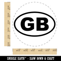 Great Britain GB Self-Inking Rubber Stamp for Stamping Crafting Planners