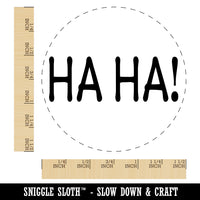 Ha Ha Fun Text Self-Inking Rubber Stamp for Stamping Crafting Planners