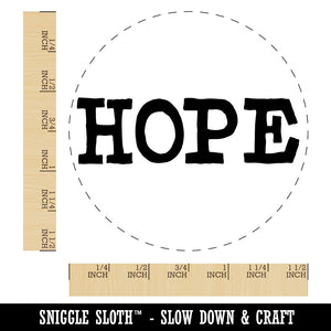 Hope Fun Text Self-Inking Rubber Stamp for Stamping Crafting Planners