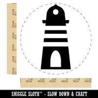 Lighthouse Striped Self-Inking Rubber Stamp for Stamping Crafting Planners