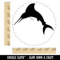 Marlin Fish Self-Inking Rubber Stamp for Stamping Crafting Planners