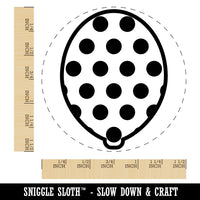 Polka Dot Balloon Party Birthday Self-Inking Rubber Stamp for Stamping Crafting Planners