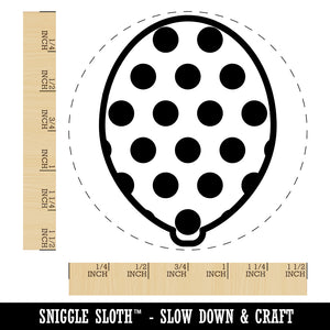 Polka Dot Balloon Party Birthday Self-Inking Rubber Stamp for Stamping Crafting Planners