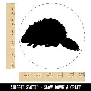 Porcupine Solid Self-Inking Rubber Stamp for Stamping Crafting Planners