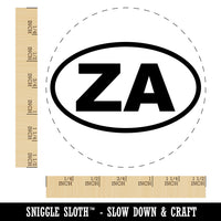 South Africa ZA Self-Inking Rubber Stamp for Stamping Crafting Planners