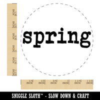 Spring Fun Text Self-Inking Rubber Stamp for Stamping Crafting Planners