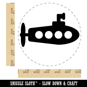 Submarine Doodle Self-Inking Rubber Stamp for Stamping Crafting Planners