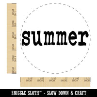 Summer Fun Text Self-Inking Rubber Stamp for Stamping Crafting Planners