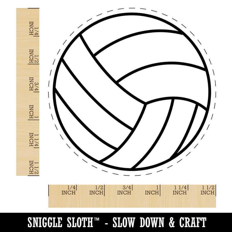 Volleyball Sport Self-Inking Rubber Stamp for Stamping Crafting Planners