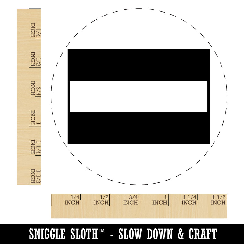 Austria Flag Self-Inking Rubber Stamp for Stamping Crafting Planners