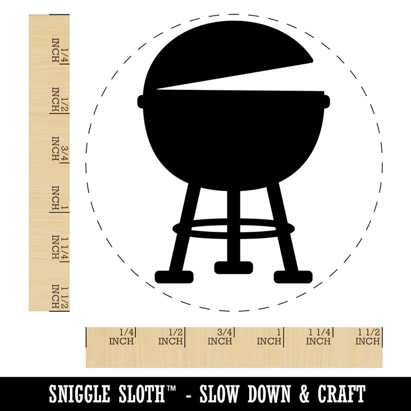 BBQ Barbecue Grill Self-Inking Rubber Stamp for Stamping Crafting Planners