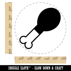 Chicken Leg Self-Inking Rubber Stamp for Stamping Crafting Planners