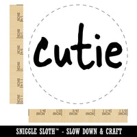 Cutie Cute Fun Text Self-Inking Rubber Stamp for Stamping Crafting Planners