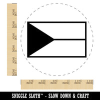 Czech Republic Flag Self-Inking Rubber Stamp for Stamping Crafting Planners