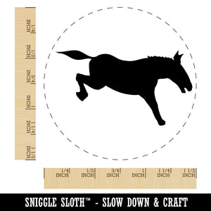 Donkey Kicking Solid Self-Inking Rubber Stamp for Stamping Crafting Planners