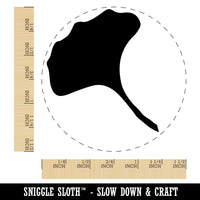 Ginkgo Leaf Solid Self-Inking Rubber Stamp for Stamping Crafting Planners