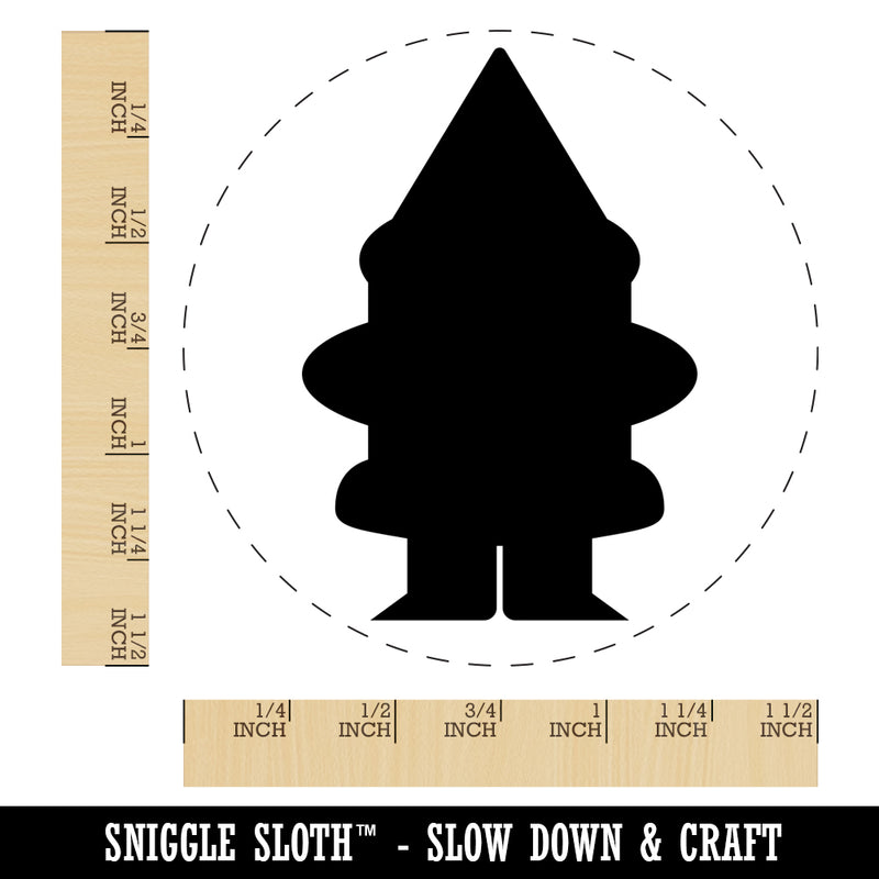 Gnome Solid Self-Inking Rubber Stamp for Stamping Crafting Planners