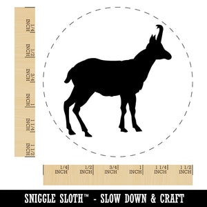 Goat Right Facing Solid Self-Inking Rubber Stamp for Stamping Crafting Planners