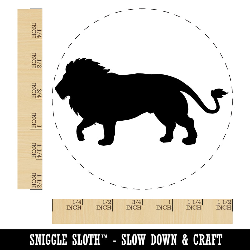 Lion Solid Self-Inking Rubber Stamp for Stamping Crafting Planners