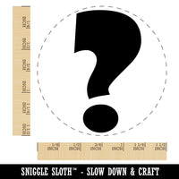 Question Mark Bold Self-Inking Rubber Stamp for Stamping Crafting Planners