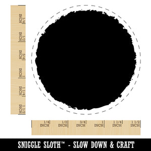 Sketchy Solid Circle Self-Inking Rubber Stamp for Stamping Crafting Planners