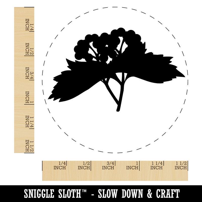 Solid Berries Berry Branch Self-Inking Rubber Stamp for Stamping Crafting Planners