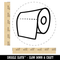 Toilet Paper Doodle Self-Inking Rubber Stamp for Stamping Crafting Planners