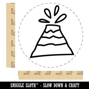 Volcano Doodle Self-Inking Rubber Stamp for Stamping Crafting Planners