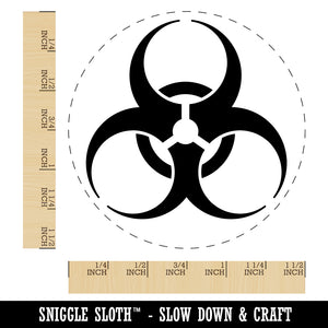 Biohazard Symbol Self-Inking Rubber Stamp for Stamping Crafting Planners