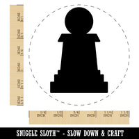 Chess Pawn Piece Self-Inking Rubber Stamp for Stamping Crafting Planners