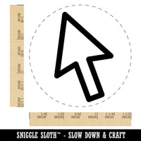 Computer Mouse Arrow Self-Inking Rubber Stamp for Stamping Crafting Planners