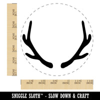 Deer Antlers Self-Inking Rubber Stamp for Stamping Crafting Planners