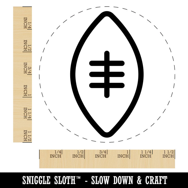 Football Icon Self-Inking Rubber Stamp for Stamping Crafting Planners