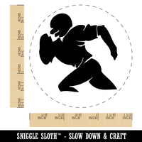 Football Player Running Solid Self-Inking Rubber Stamp for Stamping Crafting Planners