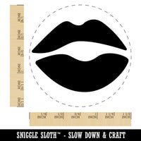 Kiss Lips Self-Inking Rubber Stamp for Stamping Crafting Planners