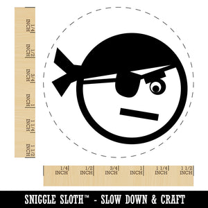 Pirate Face Self-Inking Rubber Stamp for Stamping Crafting Planners