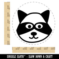 Racoon Face Doodle Self-Inking Rubber Stamp for Stamping Crafting Planners